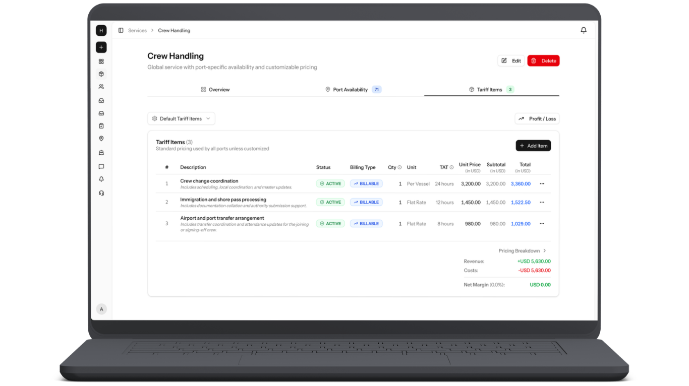 PortzApp for Ship Agents